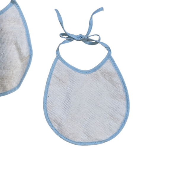 VTG Mickey Mouse & Disney Friends Bibs (2) Pluto Dopey Plastic Front Tie - Picture 3 of 5